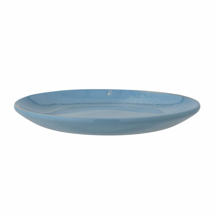 Safie Plate, Blue, Stoneware