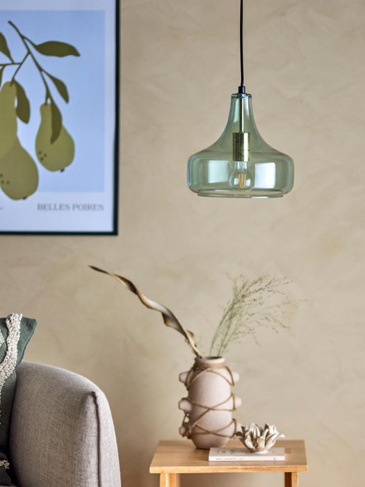 Yuser Pendant Lamp, Green, Glass