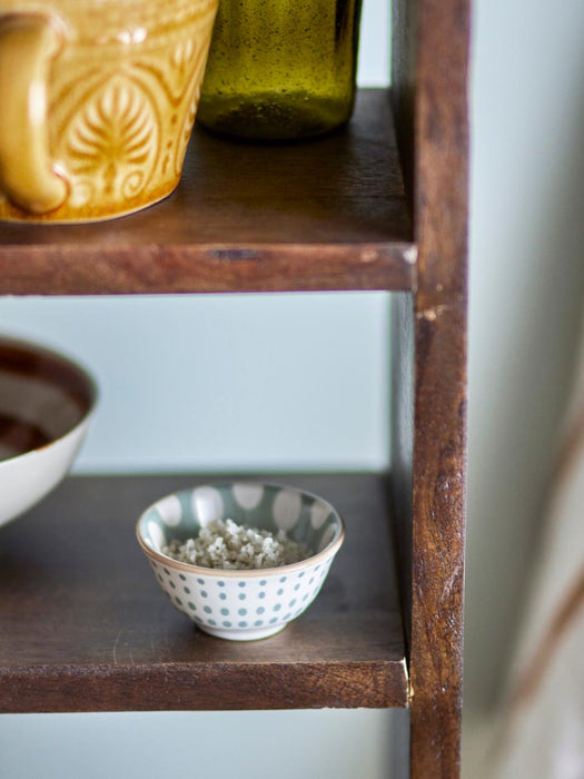 Maple Bowl, Green, Stoneware