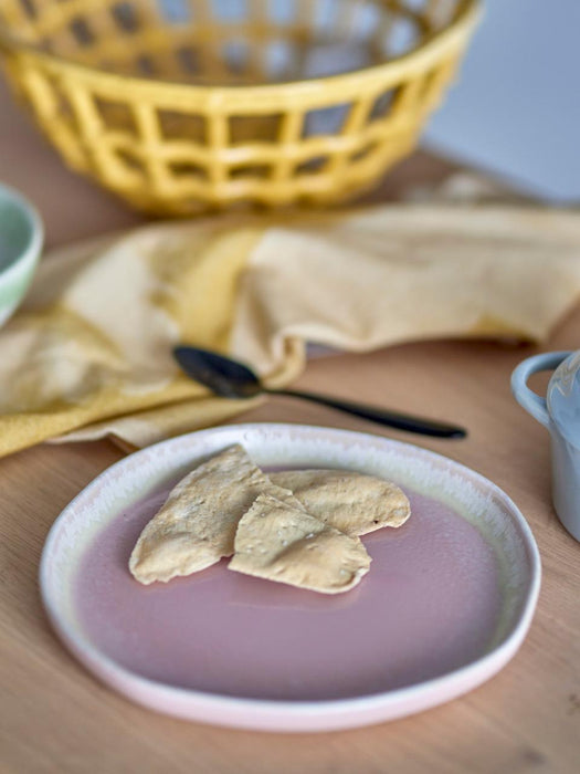 Louisa Plate, Rose, Stoneware