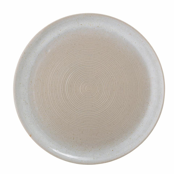 Taupe Plate, Grey, Stoneware