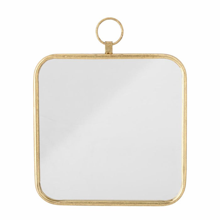 Panill Wall Mirror, Gold, Metal