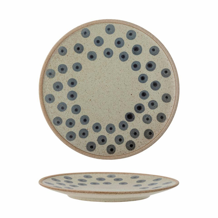 Tinni Plate, Blue, Stoneware