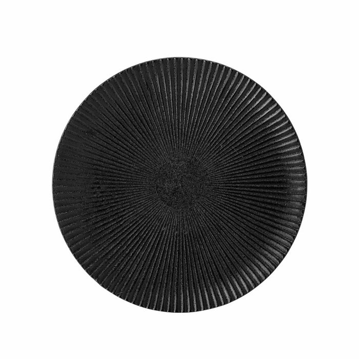 Neri Plate, Black, Stoneware