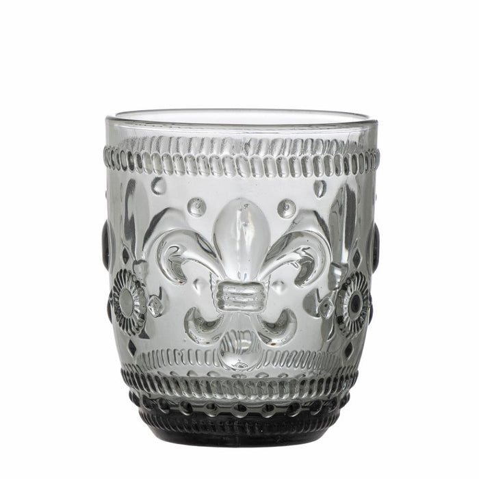 Cordelia Drinking Glass, Grey, Glass