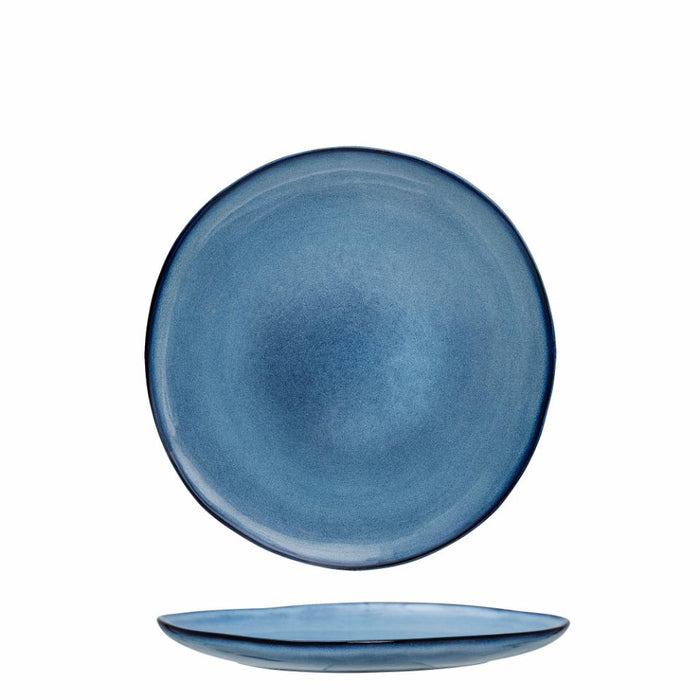 Sandrine Plate, Blue, Stoneware