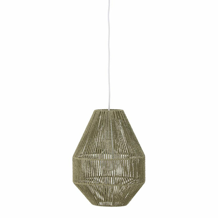 Sacco Pendant Lamp, Green, Paper