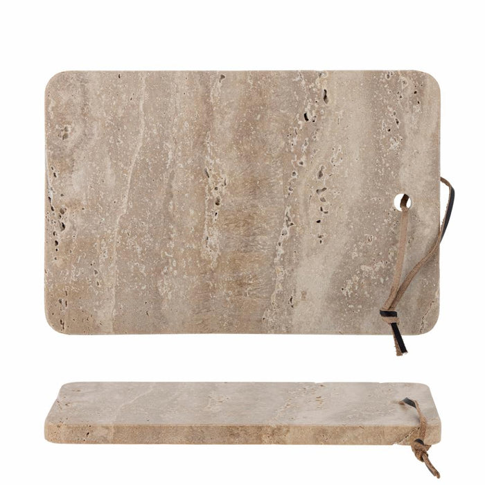 Izabel Cutting Board, Nature, Travertine