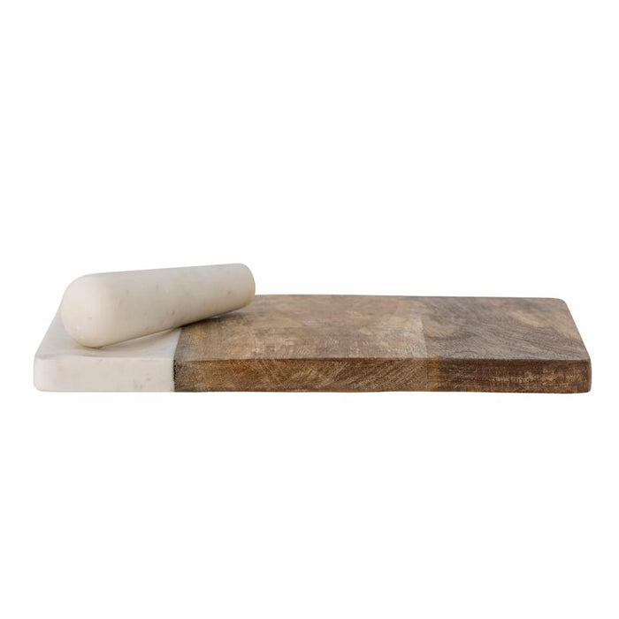 Havannah Cutting Board w/Pestle, Nature, Mango