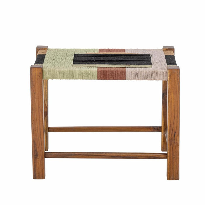 Verde Stool, Brown, Jute