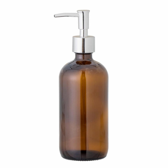 Cayler Soap Dispenser, Brown, Glass