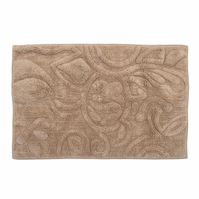 Sestu Bath Mat, Brown, Cotton