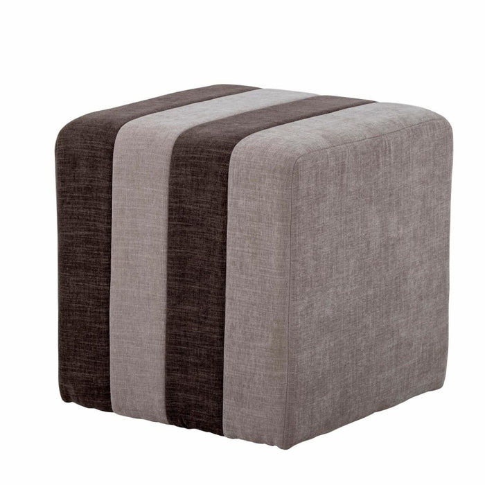 Flint Pouf, Brown, Polyester