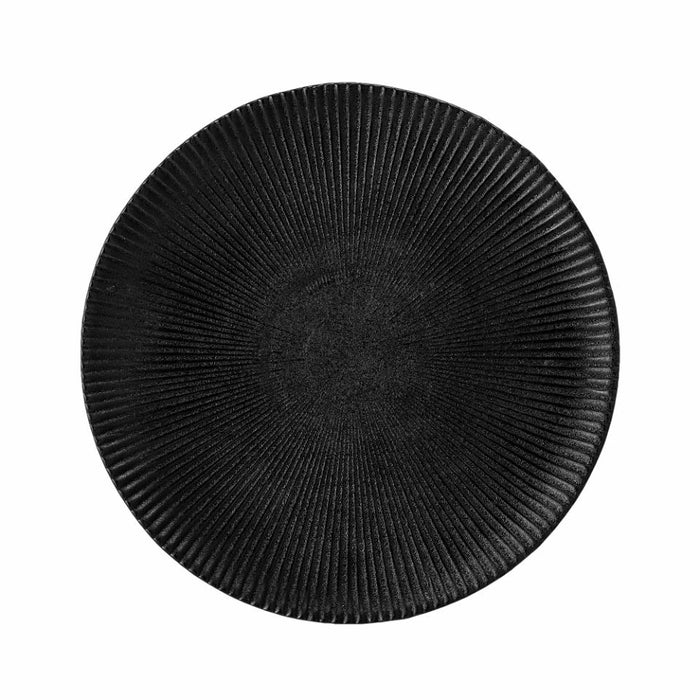 Neri Plate, Black, Stoneware