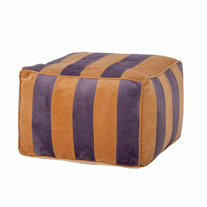 Walder Pouf, Purple, Cotton