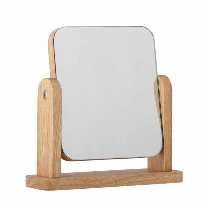 Isle Table Mirror, Nature, Rubberwood