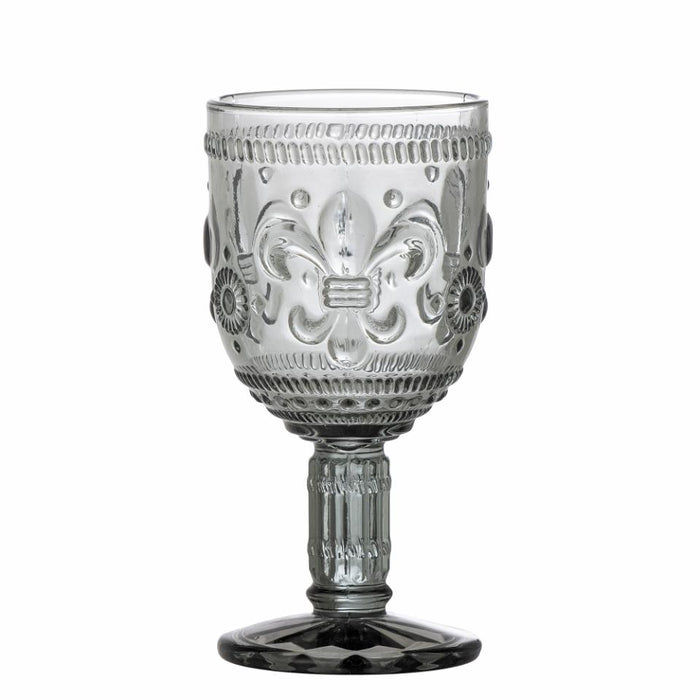 Cordelia Wine Glass, Grey, Glass