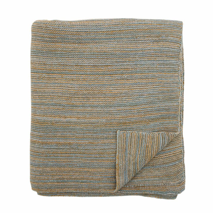 Methill Throw, Blue, Cotton