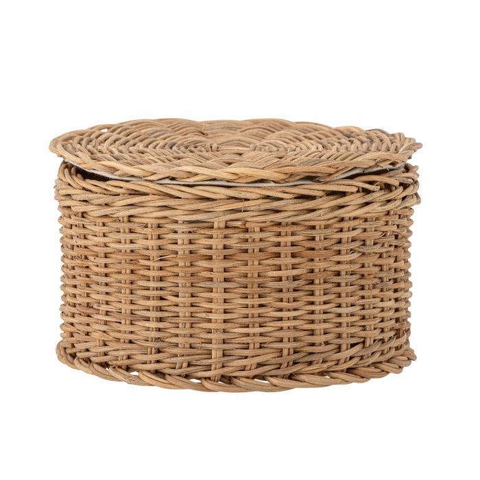 Kay Basket w/Lid, Nature