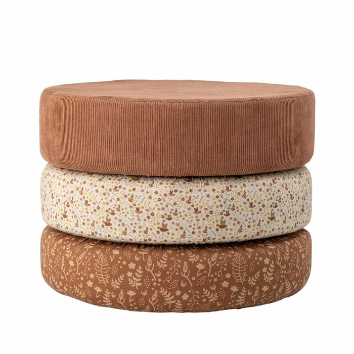 Jo Pouf, Brown, Cotton