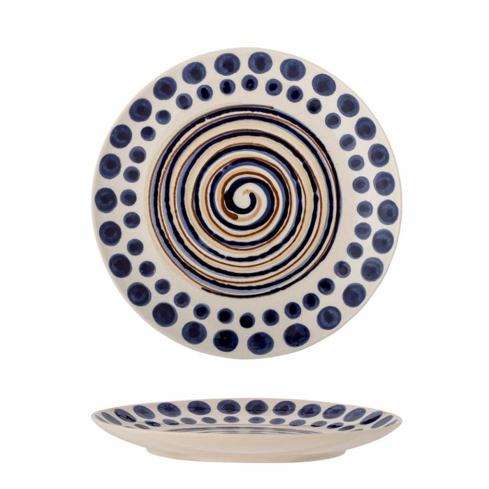 Shama Plate, Orange, Stoneware