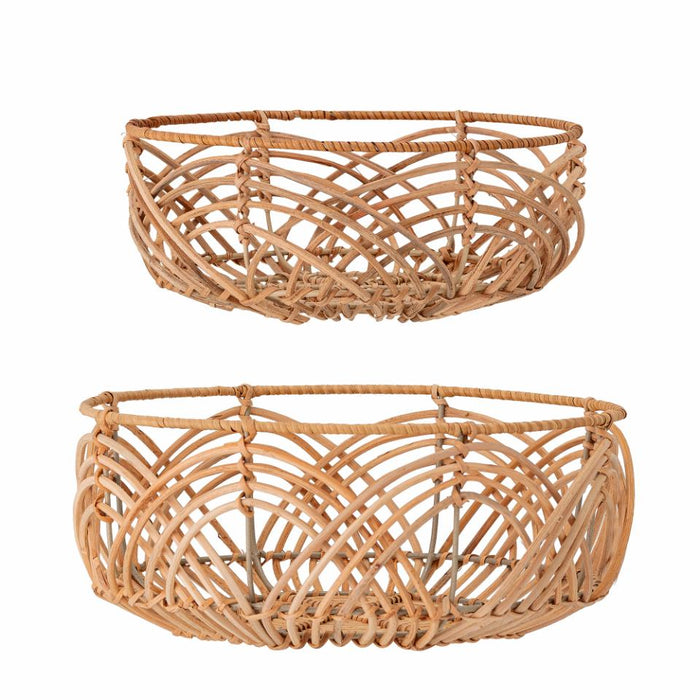 Anton Bread Basket, Nature, Rattan