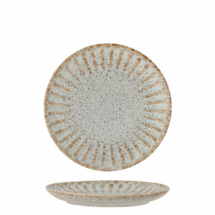 Fleur Plate, Nature, Stoneware