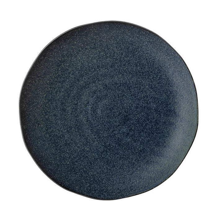 Aura Plate, Blue, Stoneware