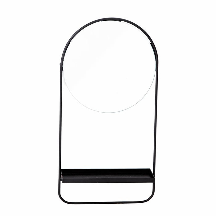 Niemi Wall Mirror, Black, Glass