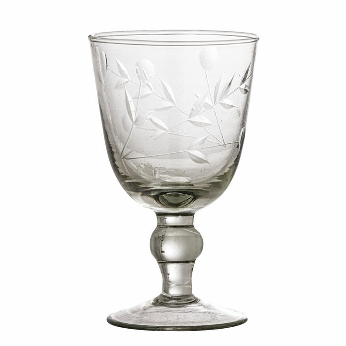 Rhina Wine Glass, Clear, Recycled Glass