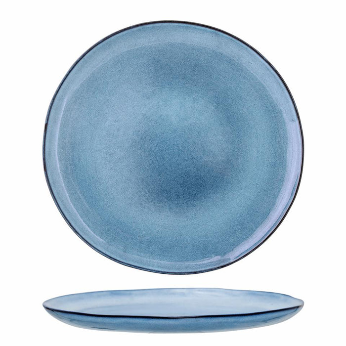 Sandrine Plate, Blue, Stoneware