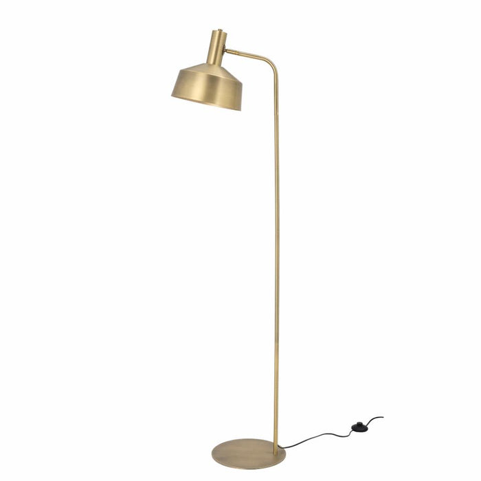 Lissa Floor Lamp, Brass, Metal