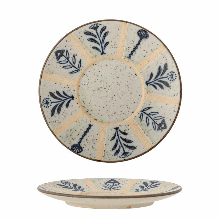 Leonie Plate, Blue, Stoneware